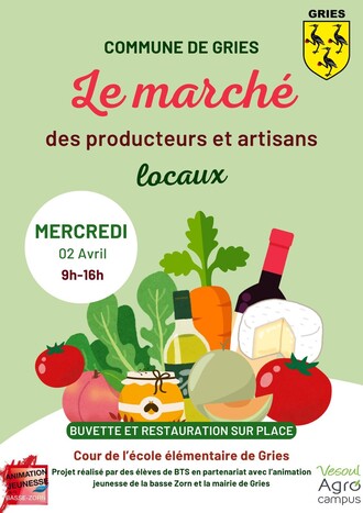Le marché des producteurs et artisans locaux 