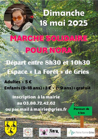 Marche Solidaire pour Nora