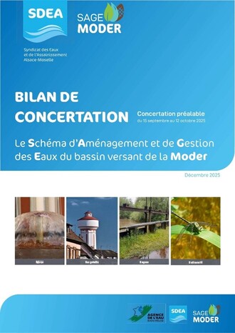 Bassin versant de la Moder : Le bilan de concertation préalable est en ligne !