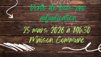 Vente de bois 