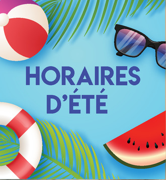 Horaires d'été Mairie & Poste 