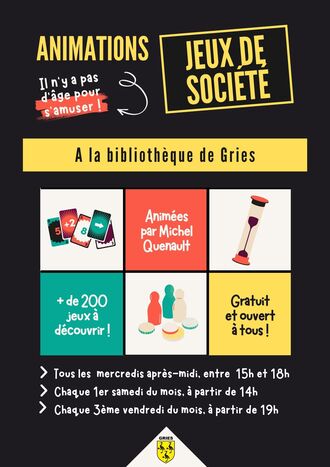 VENEZ JOUER A LA BIBLIOTHEQUE !