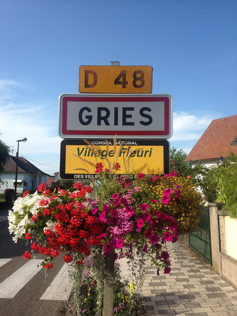 Gries, village fleuri