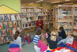 L'heure du conte à la bibliothèque de Gries