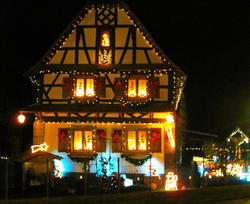 Illumination de Noël maison de particulier - Gries