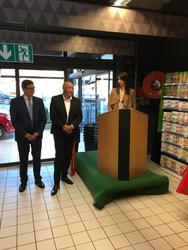 Magasin SPAR - Discours lors de l'inauguration