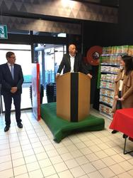 Magasin SPAR - Discours lors de l'inauguration